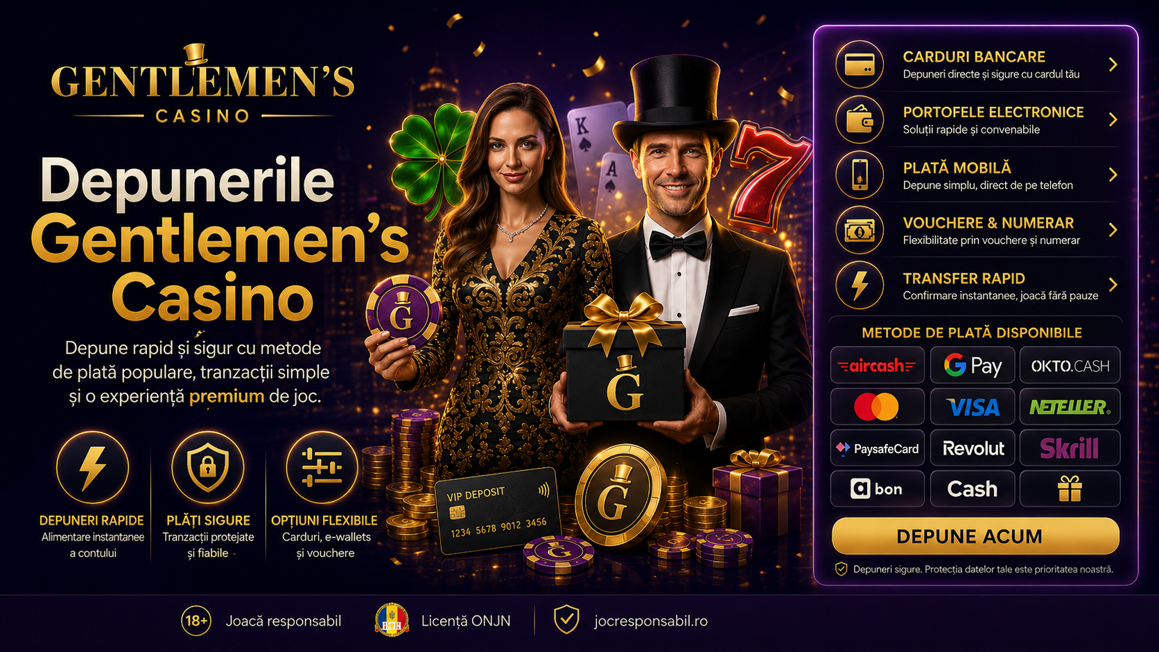 Depuneri Gentlemen's Casino