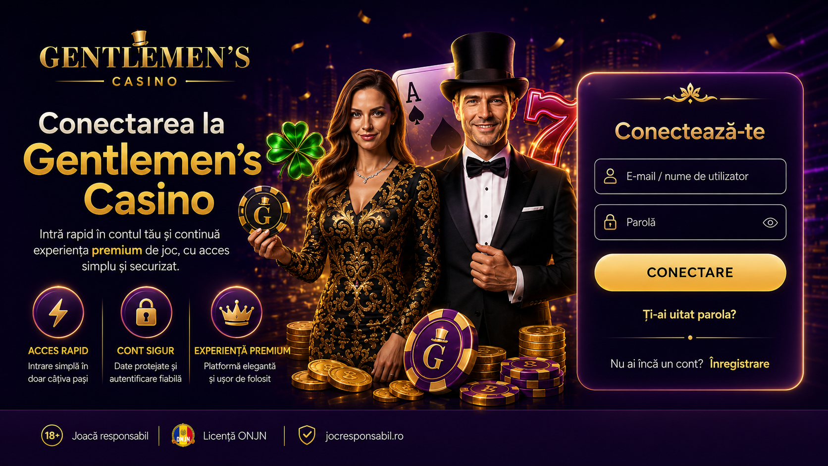 Autentificare Gentlemen's Casino