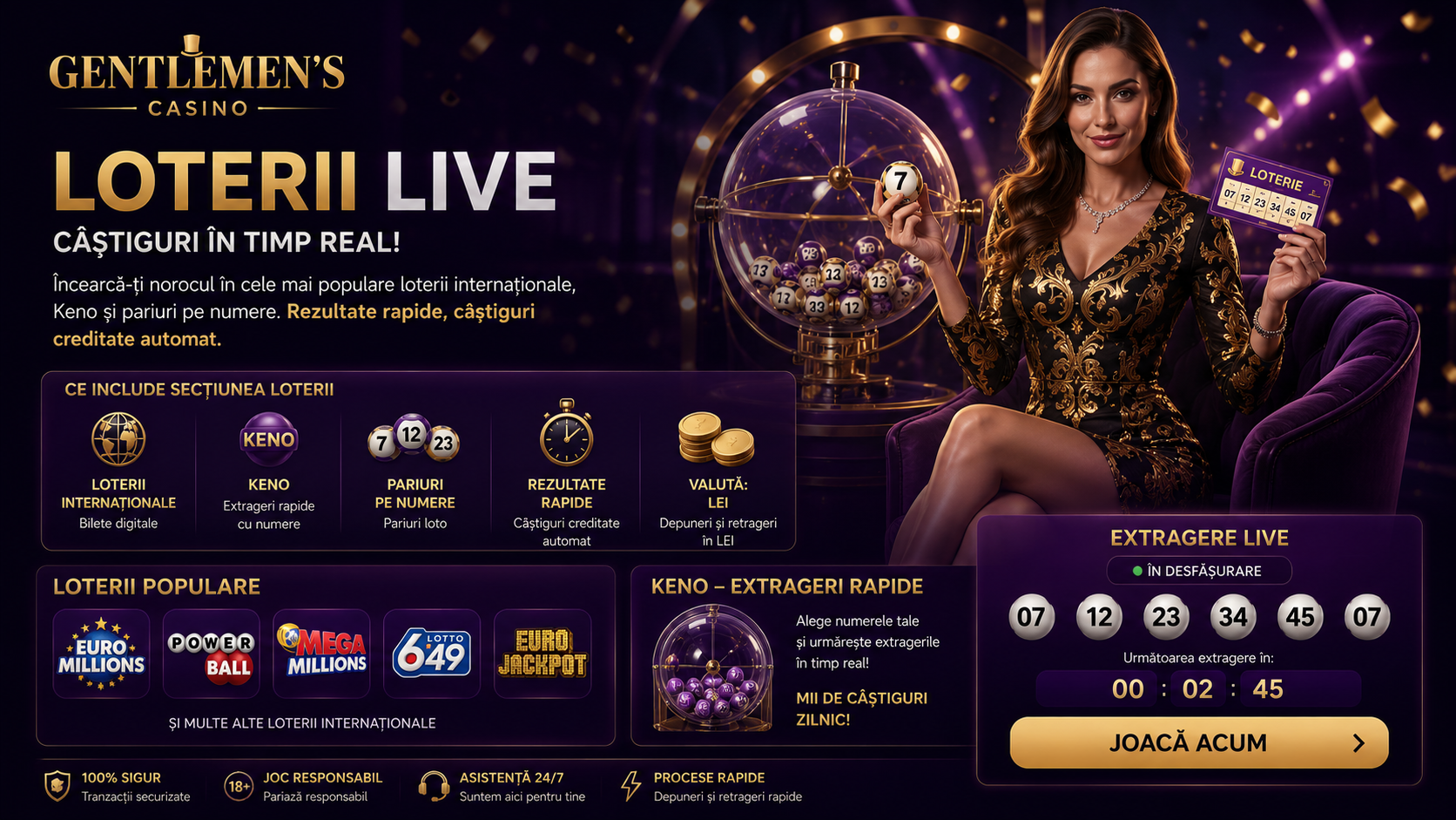 Loterii Gentlemen's Casino
