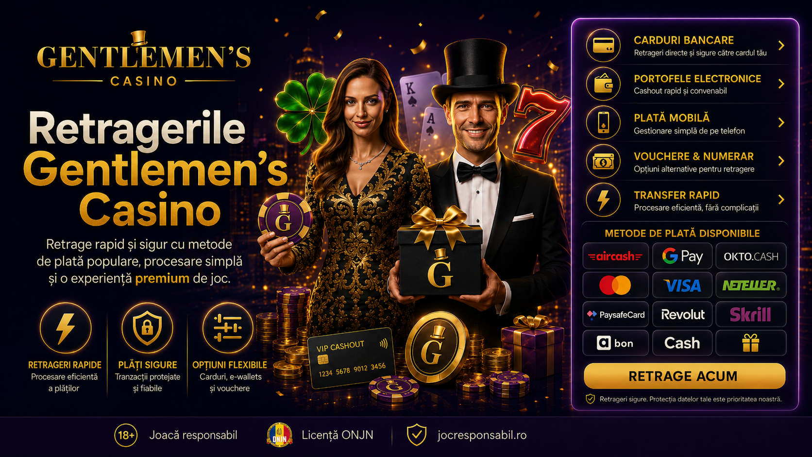 Retrageri Gentlemen's Casino